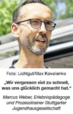 Marcus Weber im Interview mit der Stuttgarter Zeitung