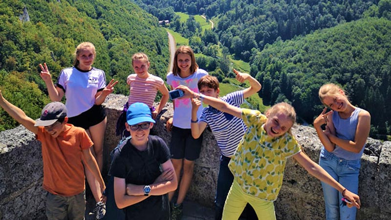 Sommercamp: Kinder auf der Burg