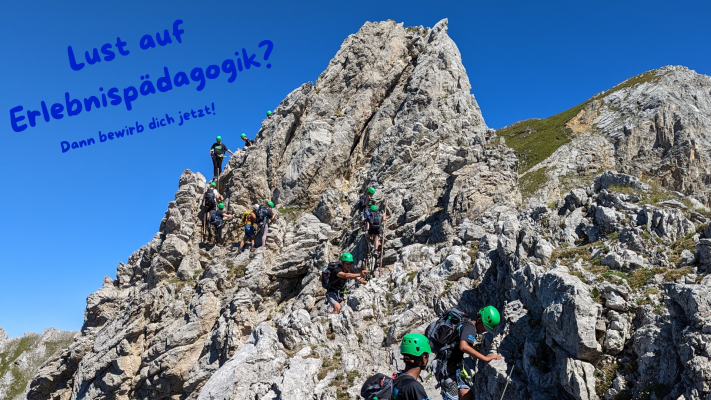 Wir suchen Unterstützung! Werde Teil unseres Teams und steig ein in die Welt der Erlebnispädagogik